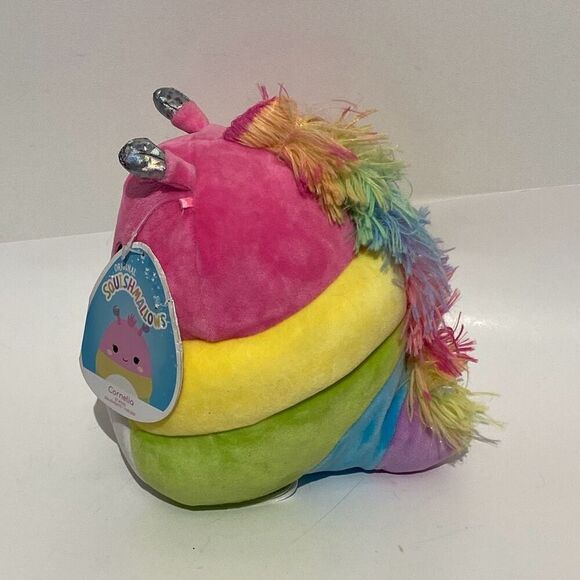 Kellytoy Squishmallows Cornelia The Rainbow Caterpillar Stuffed Animal Toy - Picture 4 of 9